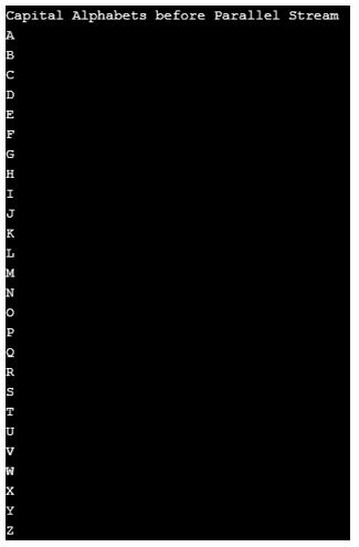 Java Parallel stream 1