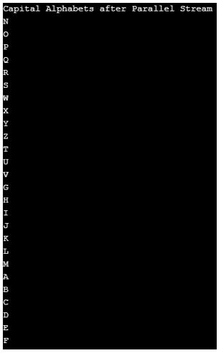 Java Parallel stream 2