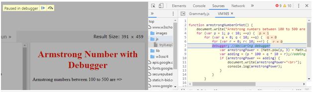 JavaScript Debugging 5