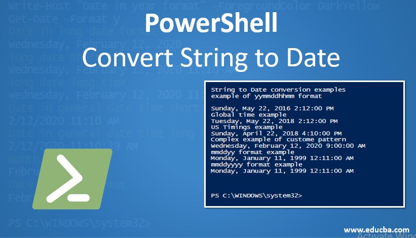 POWERSHELL CONVERT STRING TO DATE