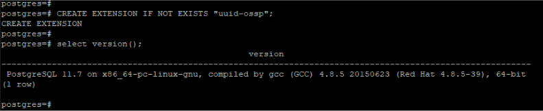 PostgreSQL UUID output 1