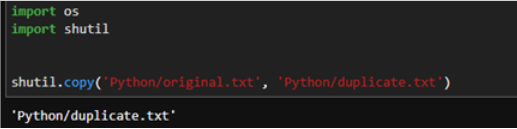 Python Copy File output 1