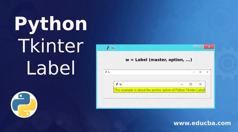 Python Tkinter Label