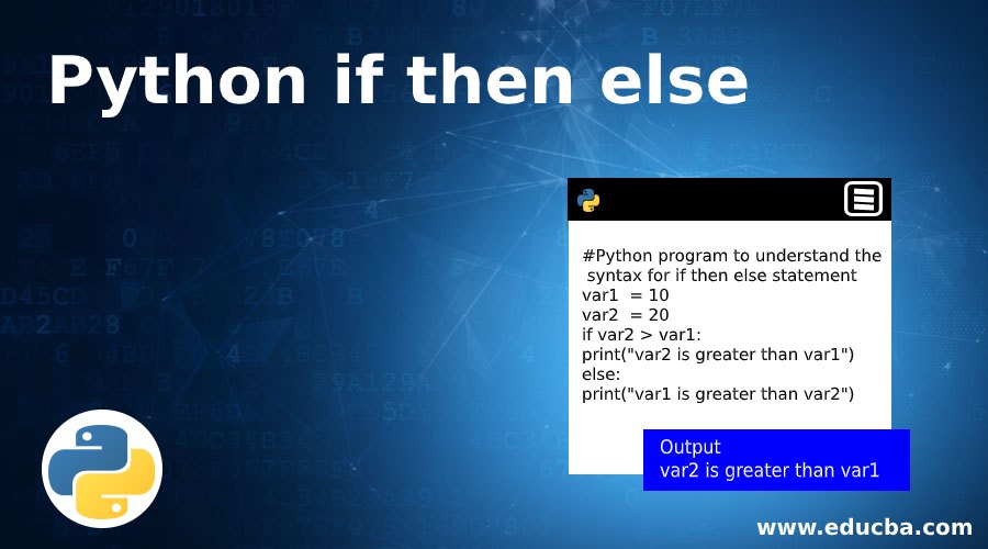 Python if then else