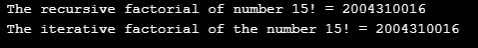 Recursion in C++ Example 2