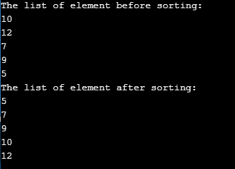 Selection Sort in C++