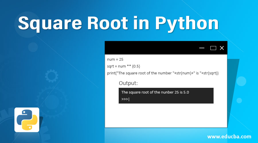 Square Root in Python