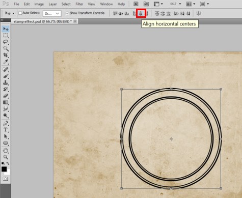 Align Horizontal Centres