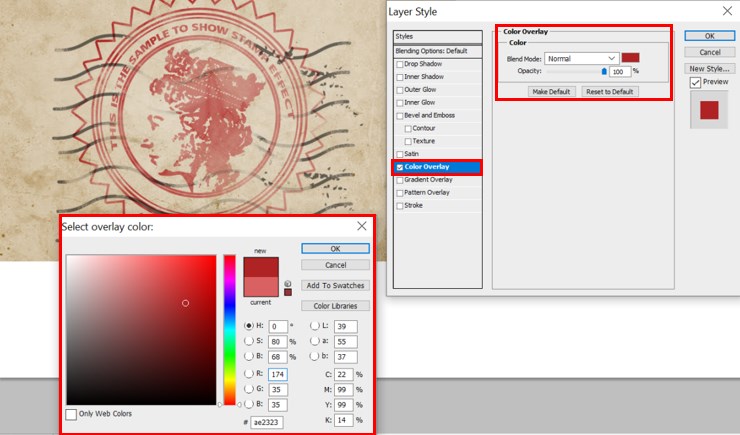 Stamp Effect in Photoshop - 40