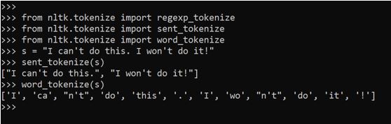 Tokenization in Python4
