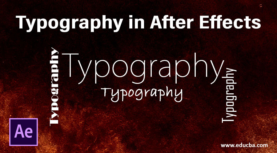 Typography in After Effects
