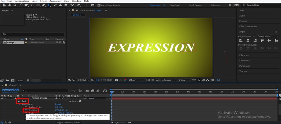 Wiggle Expression in After Effects - 14
