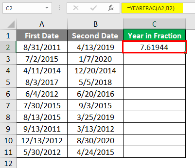Year in Fraction 3-2