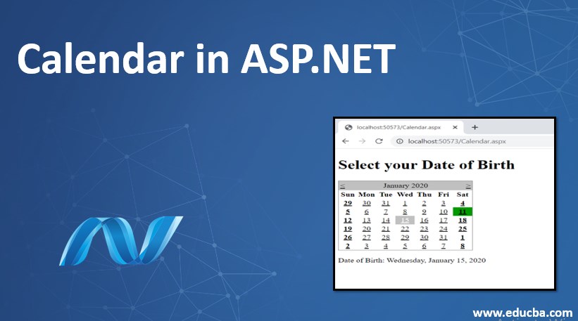 calendar in asp.net