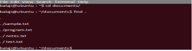 find directory linux output 2