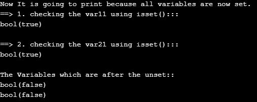 isset() Function in PHP2