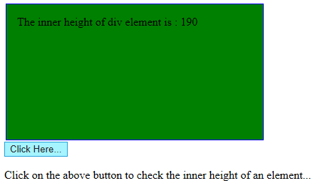 jQuery height() Example 5
