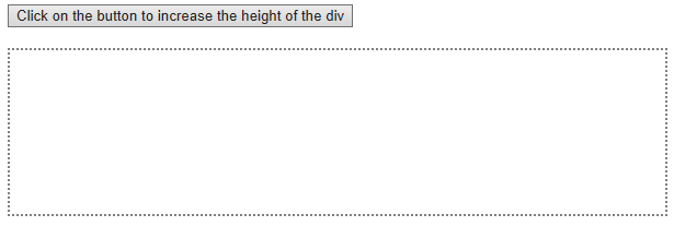 jQuery height() Example 4 jQuery height() Example 4