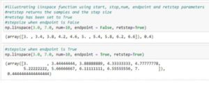 numpy.linspace() | A Quick Glance of numpy.linspace() with Examples