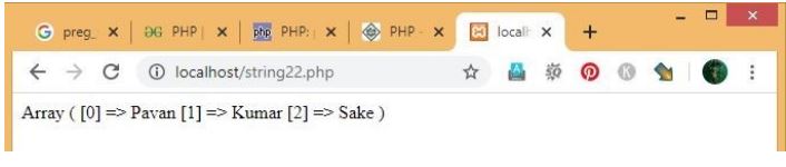 php preg_split() 2