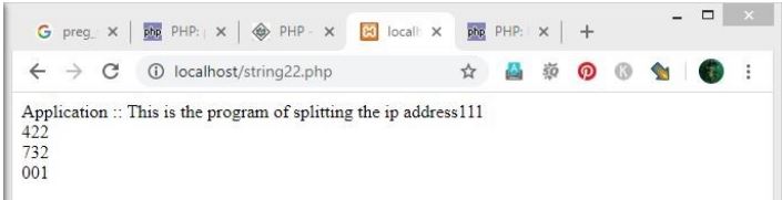 split the id address 4