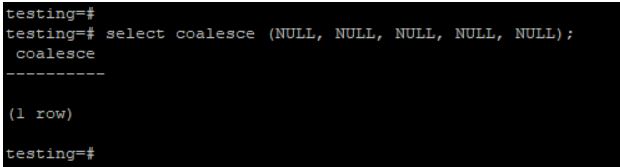 we are passing all null values