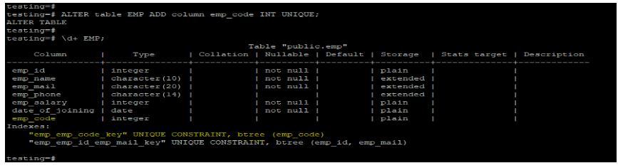 postgreSQL UNIQUE Constraint 9JPG