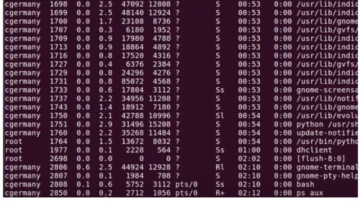ps command in linux 5