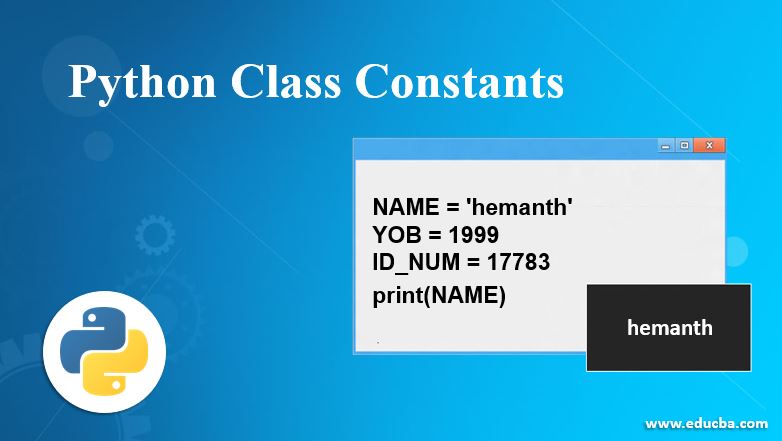 Python Class Constants