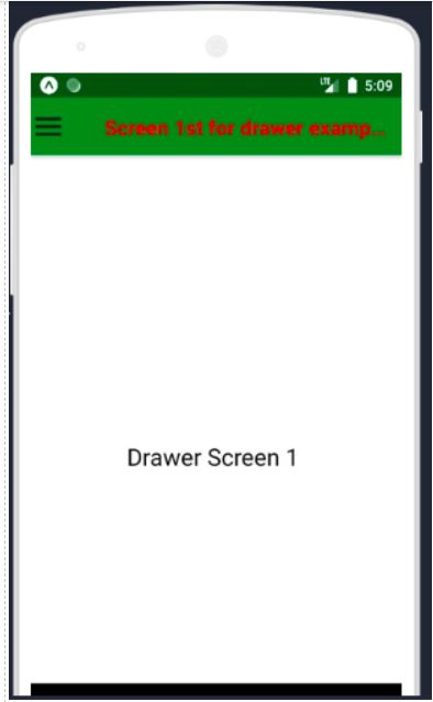 react native drawer navigation 2