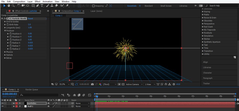 After Effects Particles - 16