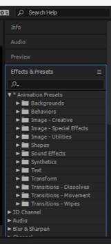 type of Presets