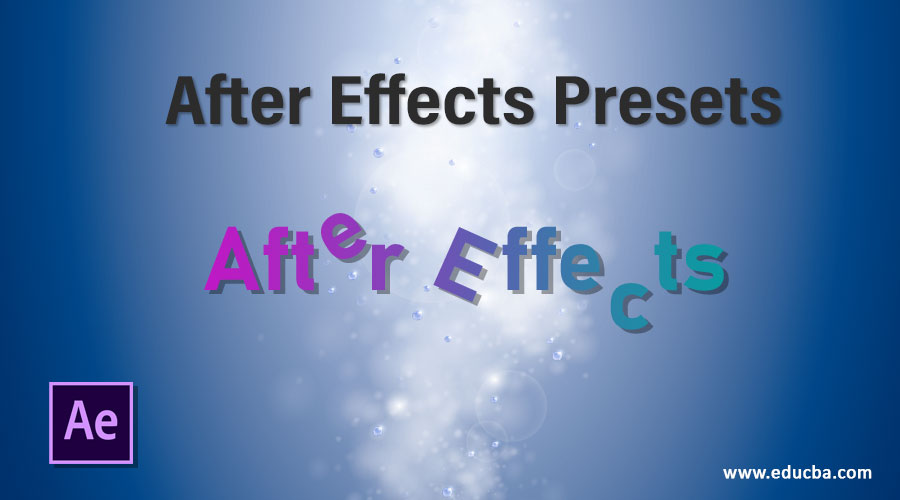 After Effects Presets