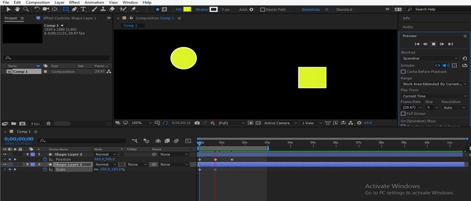 After Effects Timeline - 16