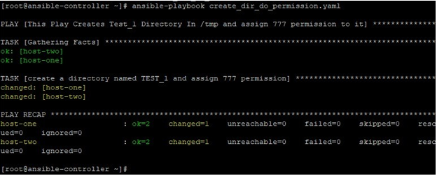 Ansible Create Directory output 4