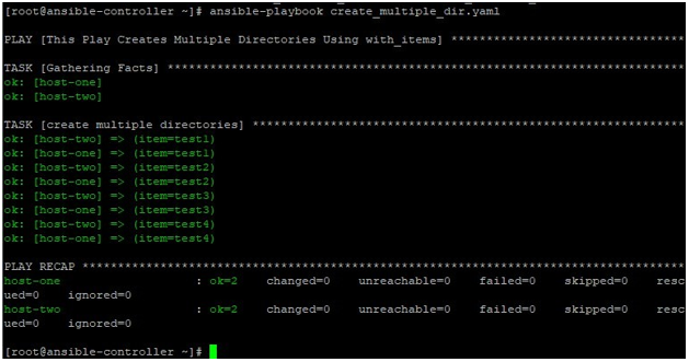 Ansible Create Directory output 5
