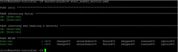 Start and Enable Example 4