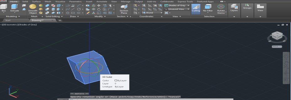 AutoCAD 3D Rotate - 18