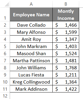 Autofit Row Height in Excel 1-1