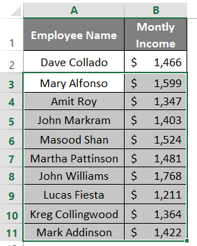 Autofit Row Height in Excel 1-4