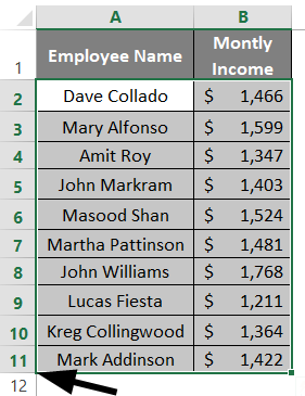 Autofit Row Height in Excel 1-5