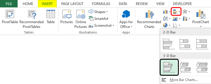 Bar chart 1 - Excel Data Visualization