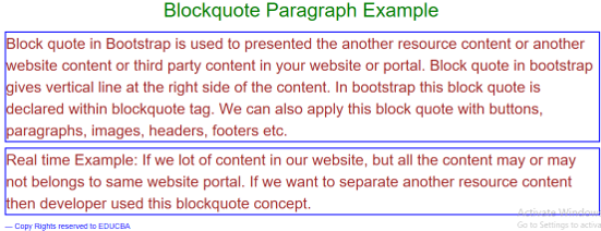 Bootstrap Blockquote - 1