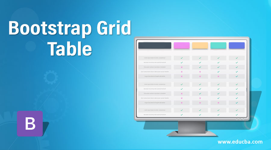 Bootstrap Grid Table
