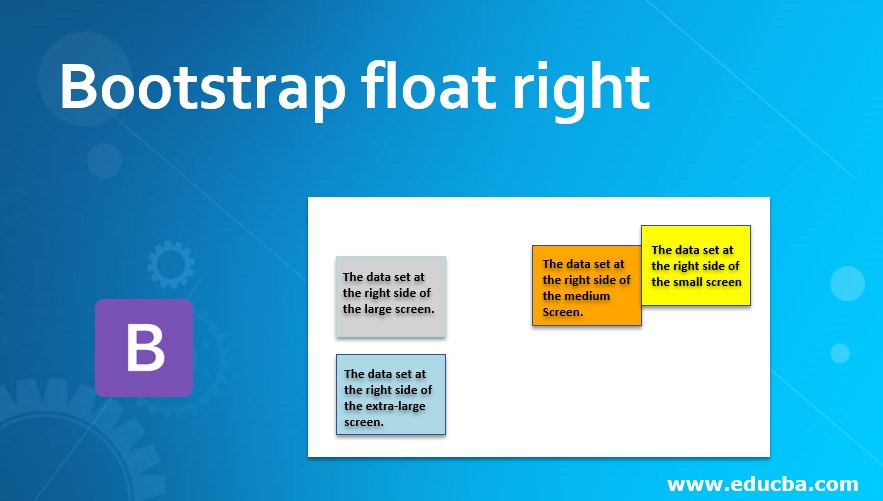Bootstrap float right