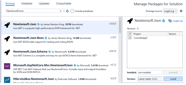 C# Create JSON Object-1.2 C# Create JSON Object-1.2