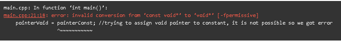 C++ Void Pointer output 2