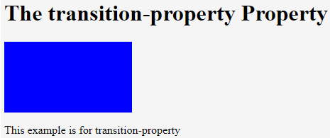 CSS Animation Transition Example 1