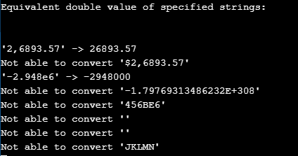 Convert String to Double in C#-1.2