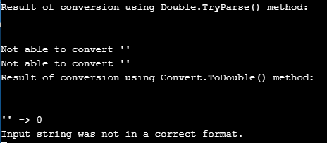 Convert String to Double in C#-1.3